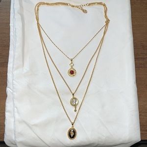 BEN-AMUN Layered Coin Necklace